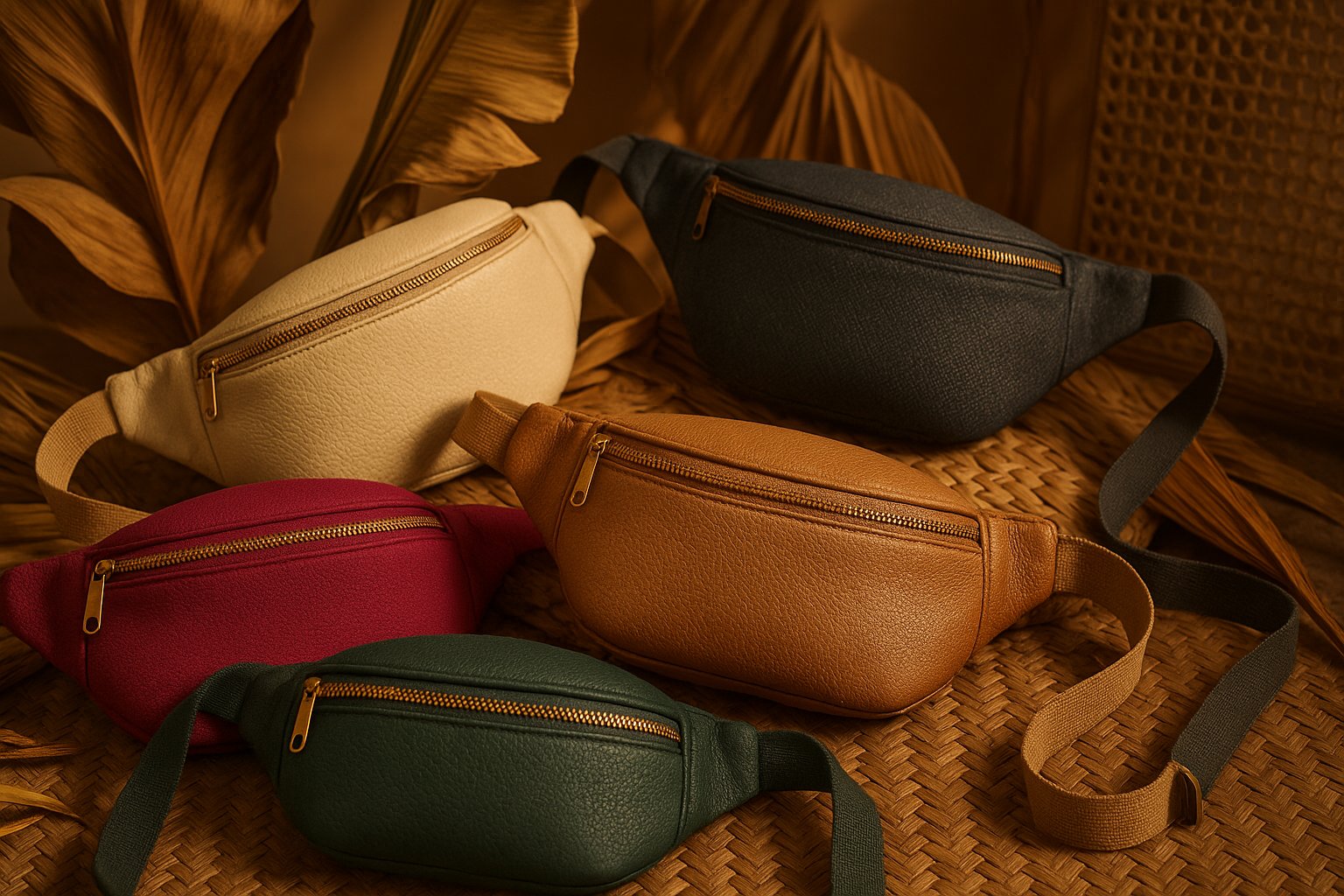 Hero Kožená taška na opasok XL